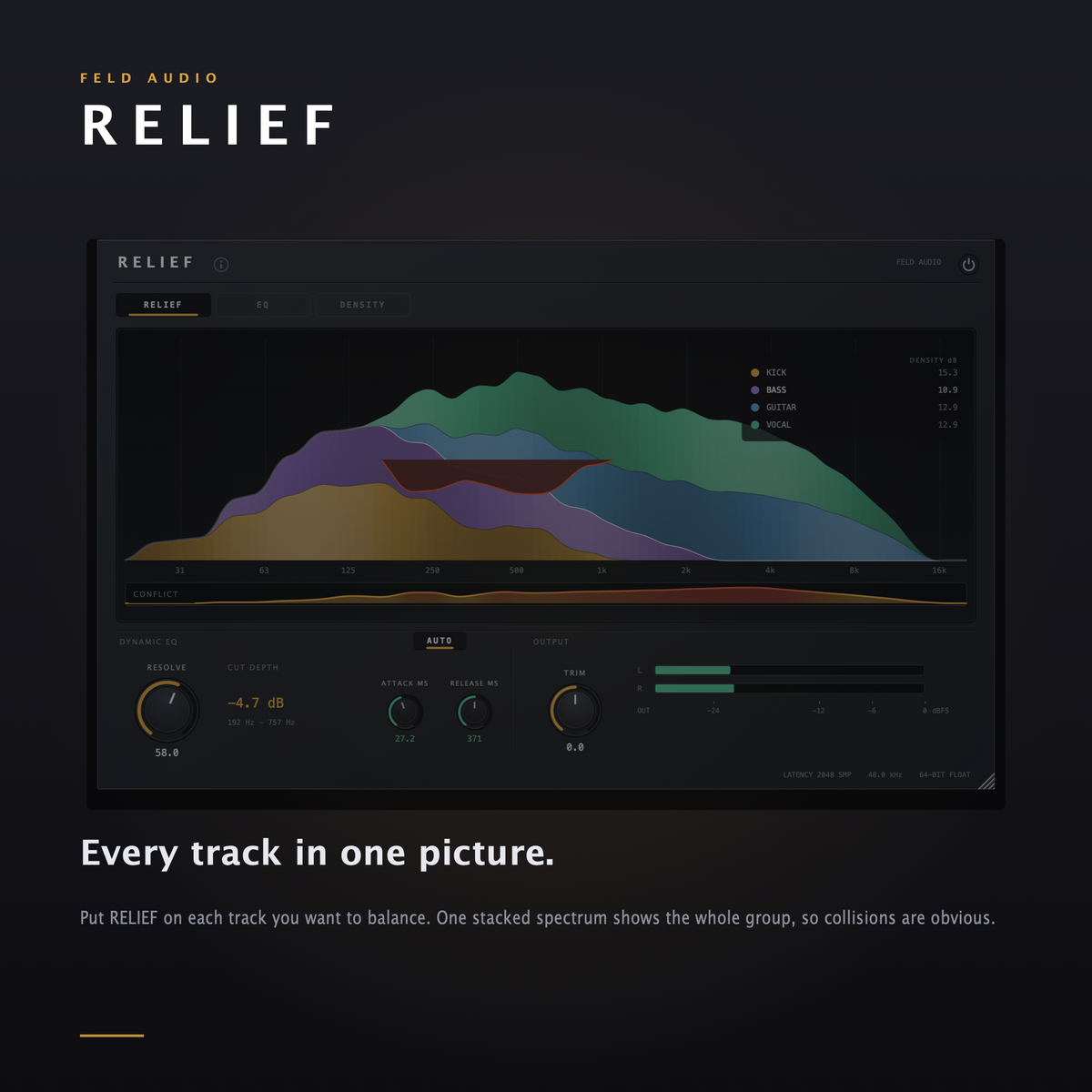 RELIEF AU/VST3 Plugin (Mac Only)